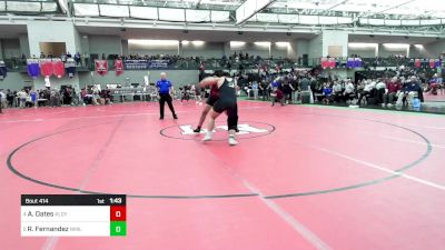 285 lbs Quarterfinal - Anthony Oates, Killingly vs Riccardi Fernandez, New Milford