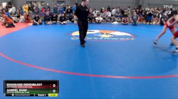 117 lbs 1st Place Match - Gabriel Shaw, Outlaw Wrestling Club vs Khangarid Erdembilegt, Mat Demon Wrestling Club