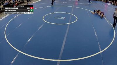 120 lbs Quarterfinals (8 Team) - Rudy Rodriguez, Grand Island vs Brody Pitner, North Platte