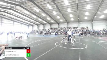 57 lbs Rr Rnd 3 - Steven Peralta, Lockjaw WC vs Adam Santillanes, Independent