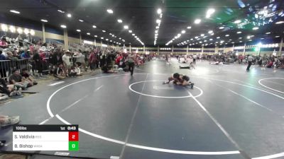 106 lbs Consi Of 64 #2 - Steven Valdivia, Red Mountain WC vs Bode Bishop, Wasatch WC