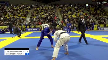 LUIZA MONTEIRO MOURA DA COSTA vs EMILY ELIZABETH FERNANDEZ 2024 World Jiu-Jitsu IBJJF Championship