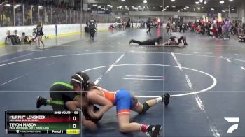 90 lbs Cons. Round 2 - Tevon Mason, Peer Pressure Elite Wrestling vs Murphy Lengkeek, Michigan Grappler RTC