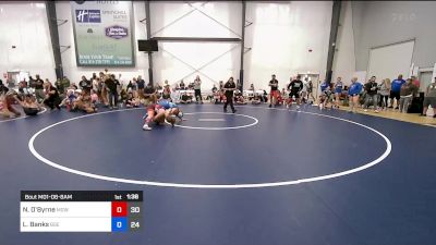 61 kg Quarterfinal - Neve O'Byrne, MGW Death By Chocolate vs Lilliana Banks, Badger Girls Elite