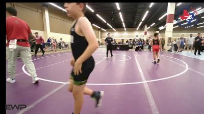 98 lbs Quarterfinal - Josiah Rodriguez, Texasports Wrestling vs Angelo Merlino, 512 Outlaw Wrestling