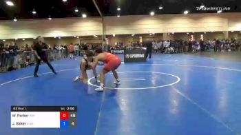 182 lbs Prelims - Will Parker, Compound Wrestling vs John Baker, Ground Up USA 1