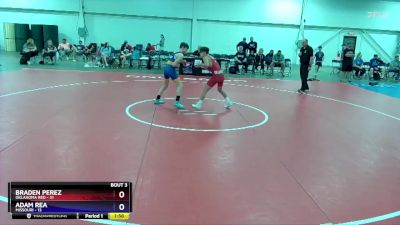 119 lbs Quarterfinals (8 Team) - Braden Perez, Oklahoma Red vs Adam Rea, Missouri