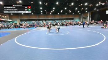 120 lbs Cons. Round 3 - Nathan Hoang, Jesse Bethel vs Julian Manarang, Shadow Ridge