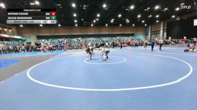 120 lbs Cons. Round 3 - Nathan Hoang, Jesse Bethel vs Julian Manarang, Shadow Ridge