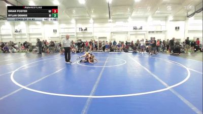 S-85 lbs Consi Of 16 #2 - Briar Foster, WV vs Rylan Dennis, MI