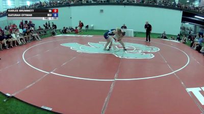 155 lbs Karlee Brummett, Washington vs Katurah Ottmar, North Dakota Blue