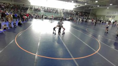 52 lbs Quarterfinal - Kai Leavitt, Champions Wrestling Club vs Max Valentine, Evanston Elite Wrestling