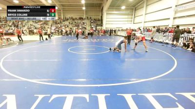 182 lbs Quarterfinal - Frank DiMarzio, NJ vs Bryce Collins, PA
