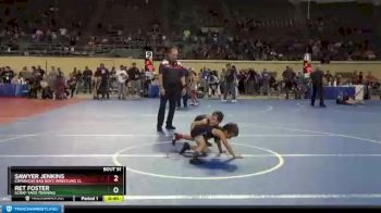 60 lbs Cons. Round 4 - Ret Foster, Scrap Yard Training vs Sawyer Jenkins, Comanche Bad Boyz Wrestling Cl