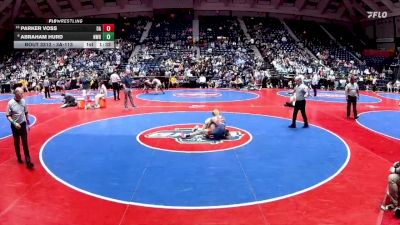 3A-113 lbs Semifinal - Abraham Hurd, Northwest Whitfield High vs Parker Voss, Dawson County