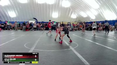 98 lbs Round 5 (8 Team) - Kyle Miller, 330 Red vs Alexander Viscido, Phoenix WC