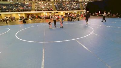 Boys 3rd-4th Grade - 56 Cons. Round 2 - Blake Splendore, Ubasa Wrestling Academy vs Coleman Nuss, Immortal Athletics WC