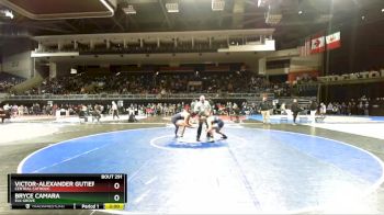 132 lbs Champ. Round 2 - Victor-Alexander Gutierrez, Central Catholic vs Bryce Camara, Elk Grove