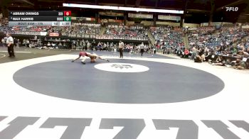175 lbs Quarterfinal - Max Harris, Hutchinson HS vs Abram Owings, Salina-Central HS