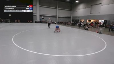 115 lbs Cons. Sub-quarters - Jaydin Cuevas, Betterman Elite Wrestling vs Alexis Wall, South Central Punisher Wrestling