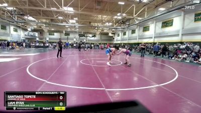 180 lbs 5th Place Match - Santiago Topete, Legends Of Gold vs Liam Ryan, Shepherd Wrestling Club