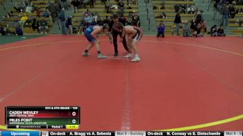 130 lbs Cons. Semi - Caden Wevley, West Central Area vs Miles Point, Harrisburg Youth Wrestling