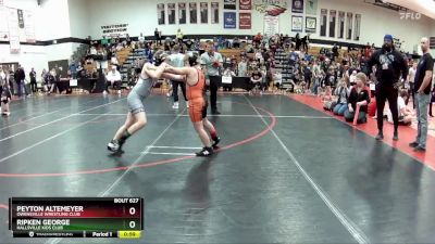 80-85 lbs Round 3 - Ripken George, Hallsville Kids Club vs Peyton Altemeyer, Owensville Wrestling Club