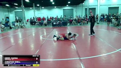 165 lbs 4th Wrestleback (16 Team) - Abdel Gaona, Arkansas vs Christian Snell, Connecticut