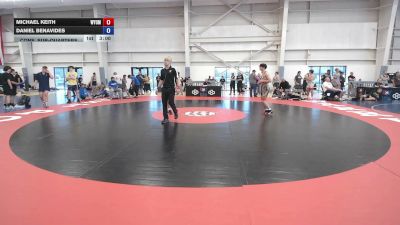 126 lbs Cons. Sub-quarters - Michael Keith, Wyoming vs Daniel Benavides