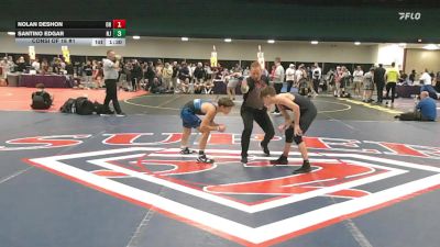 106 lbs Consi Of 16 #1 - Nolan DeShon, OH vs Santino Edgar, NJ