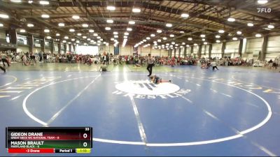 52 lbs Rd# 4- 2:00pm Friday Final Pool - Gideon Drane, Great Neck WC National Team vs Mason Brault, Maryland BLACK