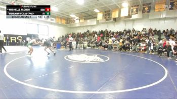 155 lbs Champ. Round 1 - Berlynn Solia-Tago, Poly/Long Beach vs Michelle Flores, Rio Mesa