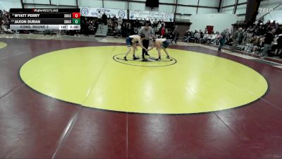 138 lbs Cons. Round 2 - Jaxon Duran, Summit Academy vs Wyatt Perry, Summit Academy