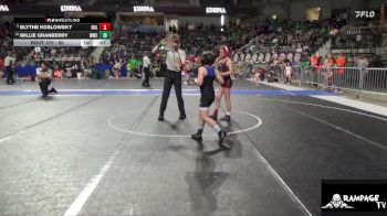 80 lbs Cons. Round 3 - Blythe Koslowsky, Bulldog vs Millie Granberry, Wichita Wrestling Club