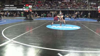 149 lbs Quarterfinal - Chris Donathan, Grand Valley St. vs Kenny Kiser, Gannon