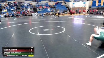 215 lbs Round 1 - Colton Stover, Norton Community vs Cayson Schlotfeld, Gretna