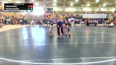 35 lbs Cons. Round 2 - Maylee Sakuma, Iron Knights vs Simon Keeble, GOVS Elite