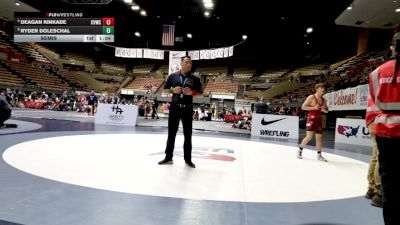 Cadet Boys Lower - 113 lbs Semis - Ryder Doleschal vs Deagan Kinkade, Coachella Valley Wrestling Club