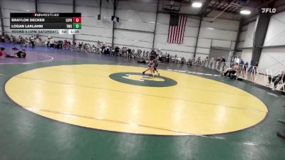 84 lbs Round 5 (4pm Saturday) - Logan Laklahni, Team Ohio vs Braylon Decker, Terps Xpress