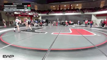 155 lbs Rr Rnd 3 - KAITLYN SHELTON, Cache High School Girls vs Trinity Sanford, Duncan Lady Demons