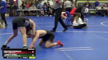 113 lbs Semifinal - Brayden Bohnsack, Union, LaPorte City vs Jarrett Engel, West Delaware, Manchester