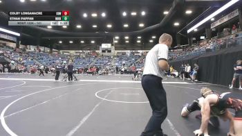 141 lbs Champ. Round 3 - Ethan Pappan, Northeast Oklahoma vs Colby Longanacre, Cowley College