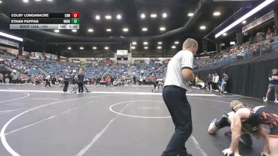 141 lbs Champ. Round 3 - Ethan Pappan, Northeast Oklahoma vs Colby Longanacre, Cowley College