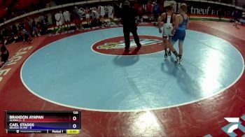 120 lbs Quarters & Wb (16 Team) - Brandon Ayapan, Alaska 2 vs CAEL STAGGS, Nevada SILVER