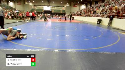 112 lbs Semifinal - Cooper Mariakis, Grindhouse Wrestling vs Samuel Williams, Franklin County Youth Wrestling