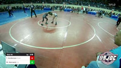 65 lbs Quarterfinal - Taylor Anderson, Team Worx Altus vs Marley Kennedy, Tuttle Wrestling