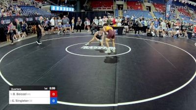 120 lbs Quarters - Blake Beissel, MN vs Gage Singleton, OR