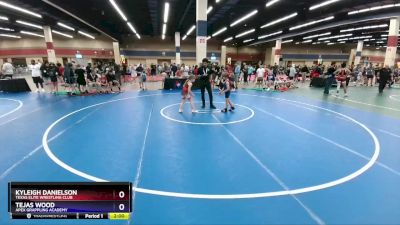 62 lbs Quarterfinal - Kyleigh Danielson, Texas Elite Wrestling Club vs Tejas Wood, Apex Grappling Academy