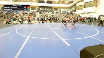 132 lbs Cons. Round 2 - Gustavo Aparicio, Weber vs Rope Baum, Spanish Fork