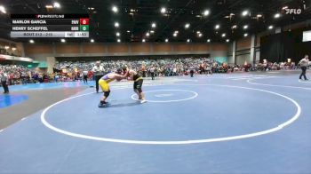 215 lbs Champ. Round 1 - Henry Scheffel, Harrisburg vs Marlon Garcia, Pahrump Valley